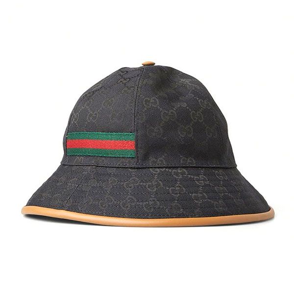 Mũ Gucci GG Monogram Bucket Hat In Black 722377 4HAT8 Màu Đen - 4