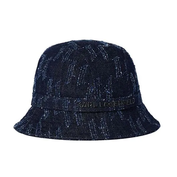Mũ Karl Lagerfeld K/Skuare Bucket Hat Monogram Denim Màu Xanh Denim