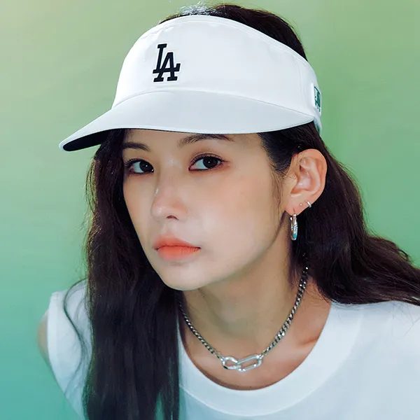 Mũ MLB Athleisure Athleisure Suncap LA Dodgers 3ASC00333-07WHS Màu Trắng - Mũ nón - Vua Hàng Hiệu