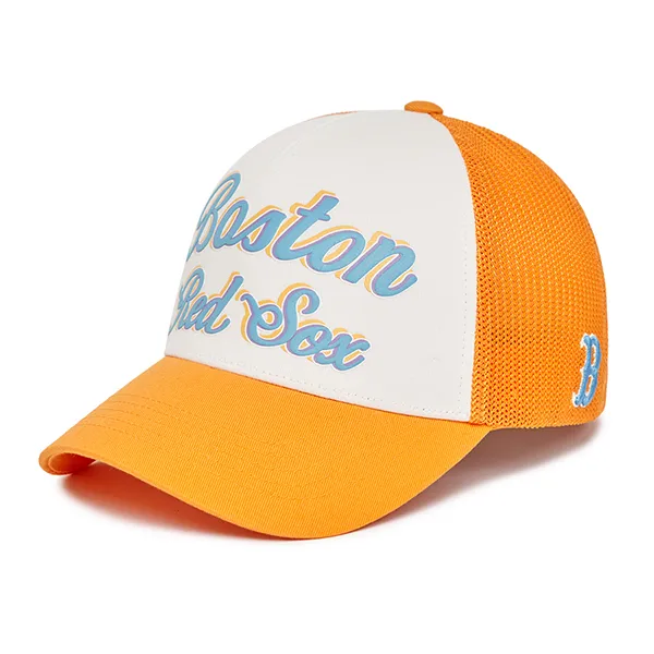 Mũ MLB Sunny Beach Boston Red Sox 3AMCU0133-43ORS Màu Trắng Cam