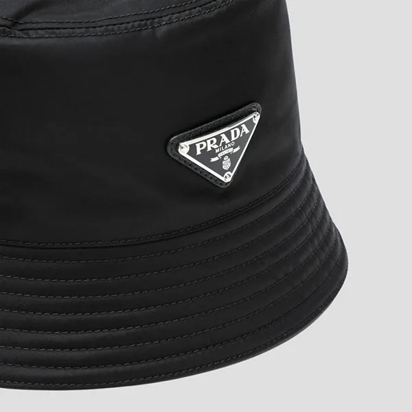 Mũ Nam Prada Black Nylon Fisherman Bucket 2HC1372DMIF0002 Màu Đen - Mũ nón - Vua Hàng Hiệu