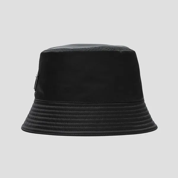 Mũ Nam Prada Black Nylon Fisherman Bucket 2HC1372DMIF0002 Màu Đen - Mũ nón - Vua Hàng Hiệu