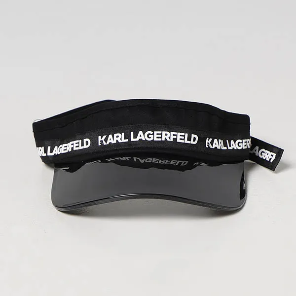 Mũ Trẻ Em Karl Lagerfeld Visor With Logo Màu Đen Size 50