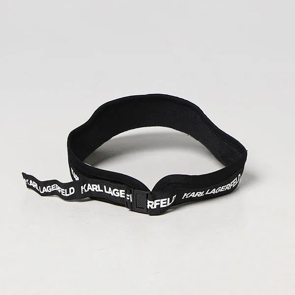 Mũ Trẻ Em Karl Lagerfeld Visor With Logo Màu Đen Size 50