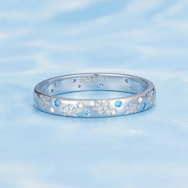 Nhẫn Nữ Kya Jewel Snow Khảm Đá CZ Màu Cao Cấp R171 Màu Bạc - Trang sức - Vua Hàng Hiệu