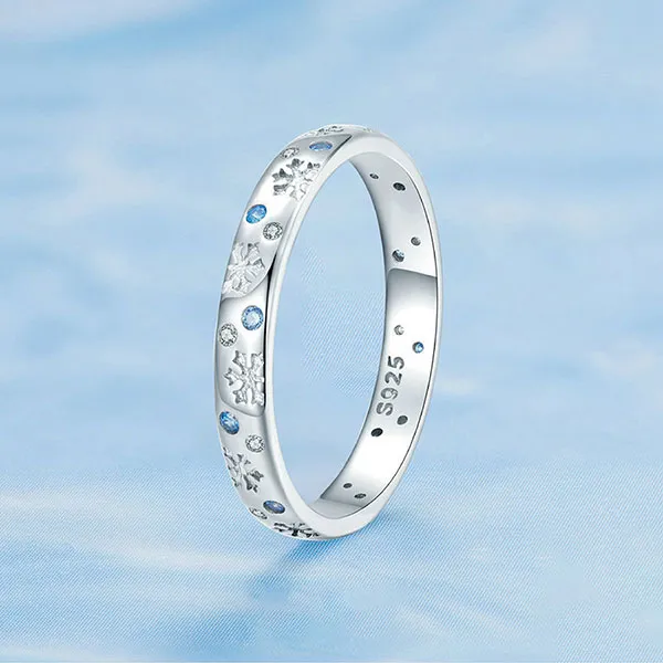Nhẫn Nữ Kya Jewel Snow Khảm Đá CZ Màu Cao Cấp R171 Màu Bạc - Trang sức - Vua Hàng Hiệu