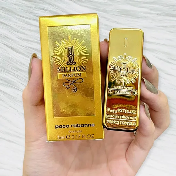 Combo 3 Chai Nước Hoa Nam Paco Rabanne 1 Million Parfum Mini (5ml x 3)