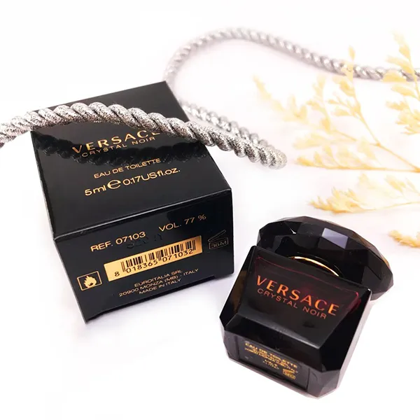 Nước Hoa Nữ Versace Crystal Noir Eau de Toilette, 5ml