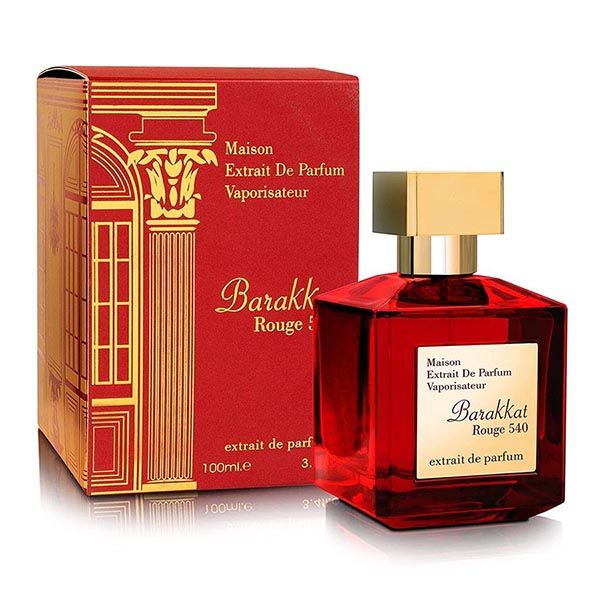 Nước Hoa Unisex Fragrance World Maison Vaporisateur Barakkat Rouge 540 Extrait De Parfum 100ml - 1