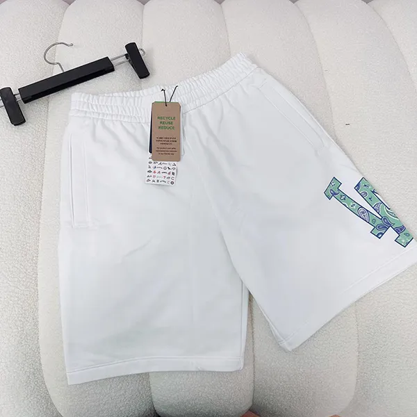 Quần Short MLB Paisley 3ASPI0133-07WHS Màu Trắng Size S