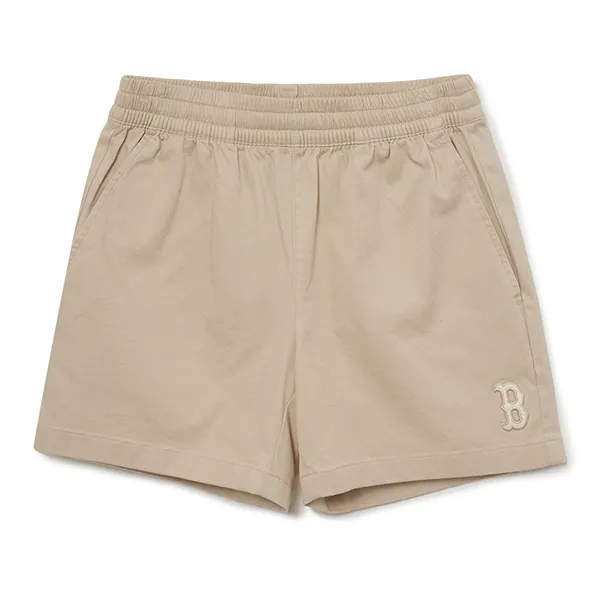 Quần Short Nữ MLB Boston Red Sox 3FSMB0433-43BGL Màu Kem Size S