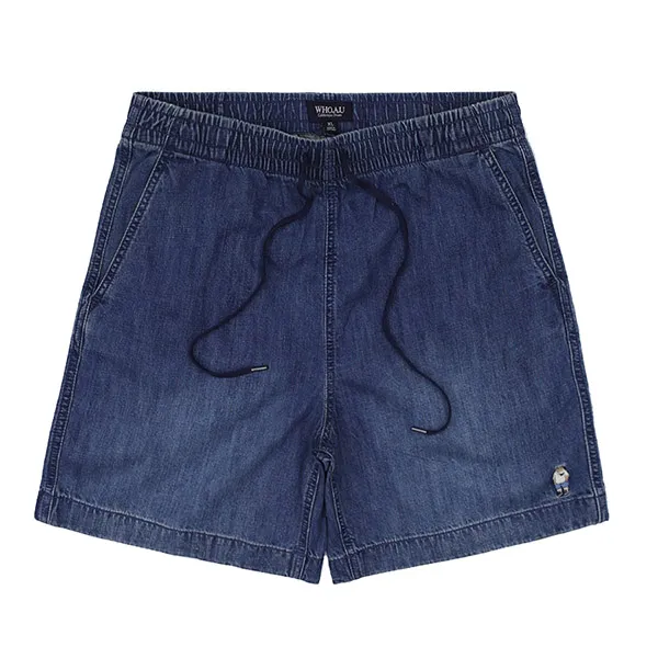 Quần Short WHOAU Denim Steve WHTJD2462U Màu Xanh Đậm - Thời trang - Vua Hàng Hiệu