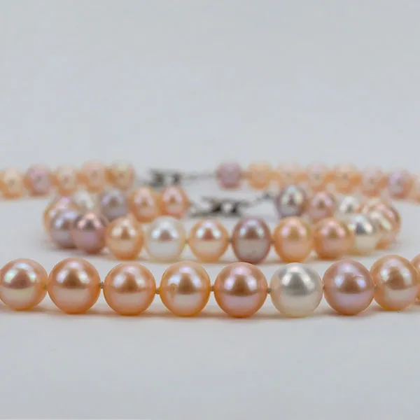 Set Dây Chuyền + Vòng Đeo Tay Nữ Minh Hà Pearl Jewelry Ngọc Trai Tứ Quý Phối Màu - Trang sức - Vua Hàng Hiệu