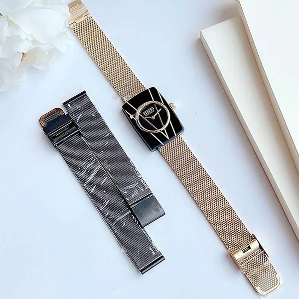 Set Đồng Hồ Nữ Versus Noho Kèm Dây Mesh VSP1K0321 Màu Vàng Đen - Đồng hồ - Vua Hàng Hiệu