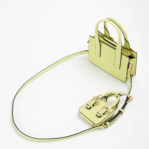 Set Túi Đeo Chéo Nữ Versace Jeans Couture Handbag 74VA4BFX ZS578 Màu Xanh Green