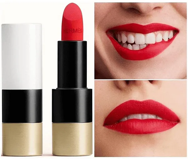 Son Hermès Rouge À Lèvres Matte 64 Rouge Casaque Màu Đỏ Tươi