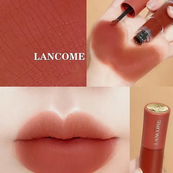 Son Kem Lancôme L’absolu Rouge Intimatte Liquid Lip 291 Toute Nue Màu Cam Gạch 6ml (Mẫu Mới 2023)