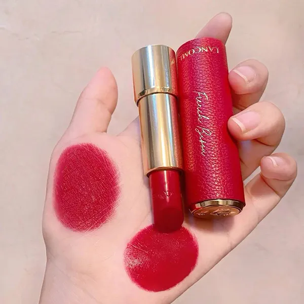 Son Lancôme L'absolu Rouge 525 French Bisou Màu Đỏ Cherry - Son Môi - Vua Hàng Hiệu