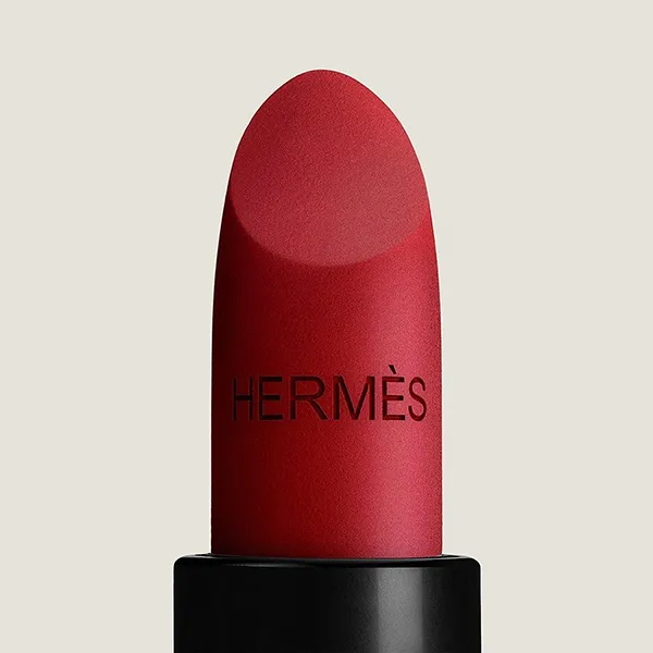Son Hermès Matte Lipstick Limited Edition 81 Rouge Grenat Màu Đỏ Hồng - Son Môi - Vua Hàng Hiệu