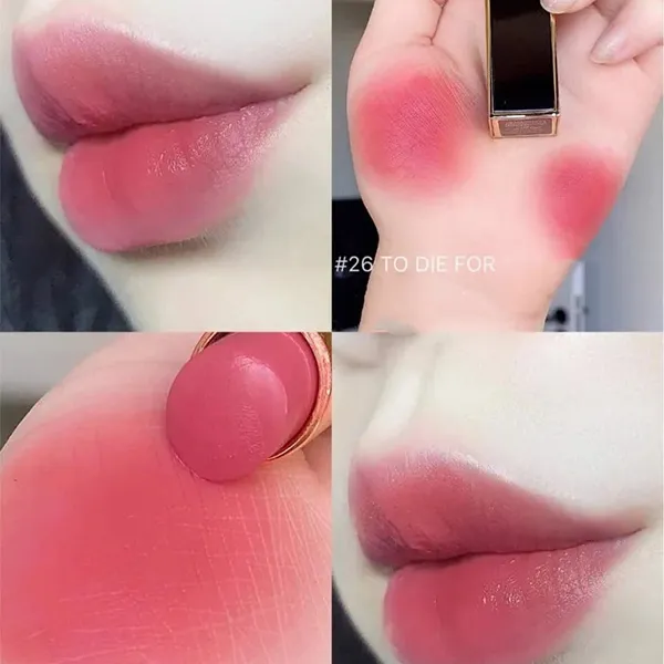 Son Tom Ford Lip Color Satin 26 Matte To Die For Màu Hồng Đất