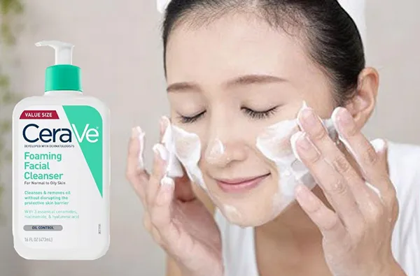 Sữa Rửa Mặt Cerave Foaming Facial Cleanser 473ml - 4