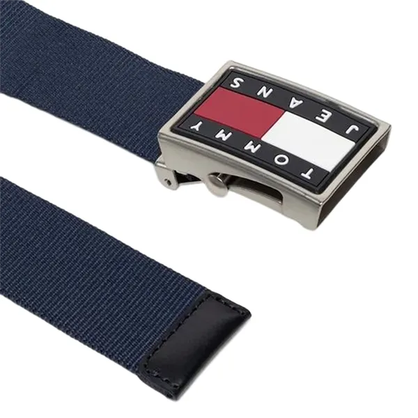 Thắt Lưng Nam Tommy Hilfiger Belt AM0AM08573_BLU_C87 Màu Xanh Navy Size 100 - Thắt lưng - Vua Hàng Hiệu