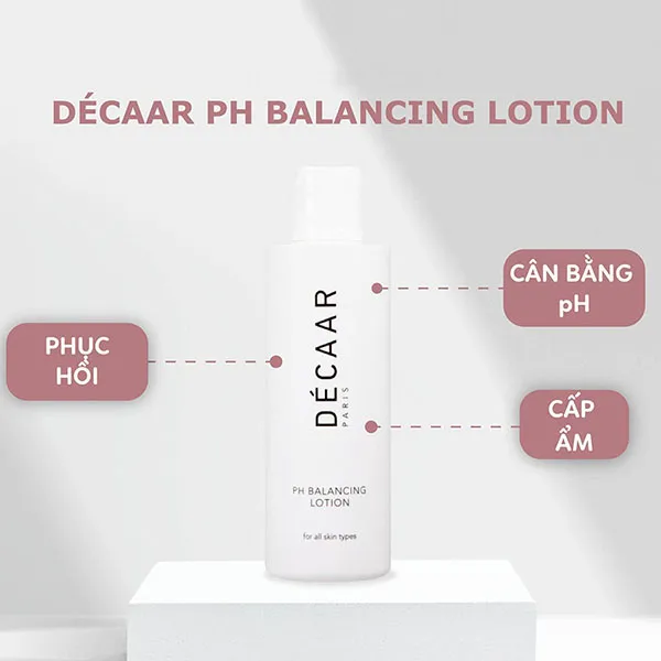 Toner Hỗ Trợ Dưỡng Ẩm Và Cân Bằng Da Décaar PH Balancing Lotion 200ml - Mỹ phẩm - Vua Hàng Hiệu