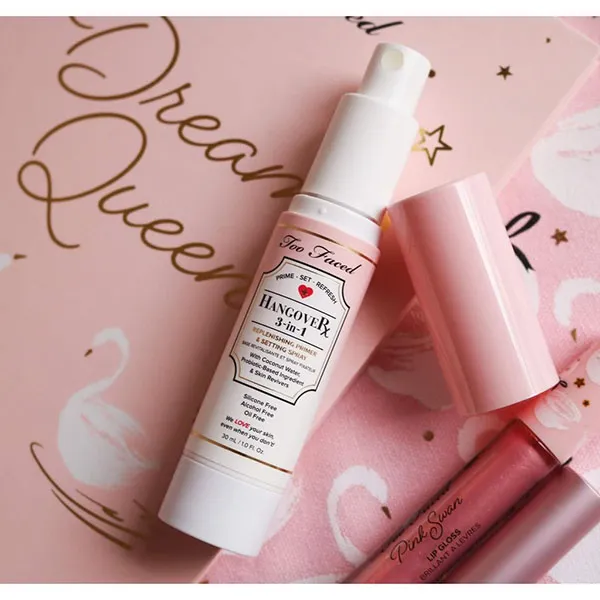 Xịt Khoáng Khóa Nền Too Faced Hangover 3-in-1 Replenishing Primer & Setting Spray 120ml - Trang điểm - Vua Hàng Hiệu