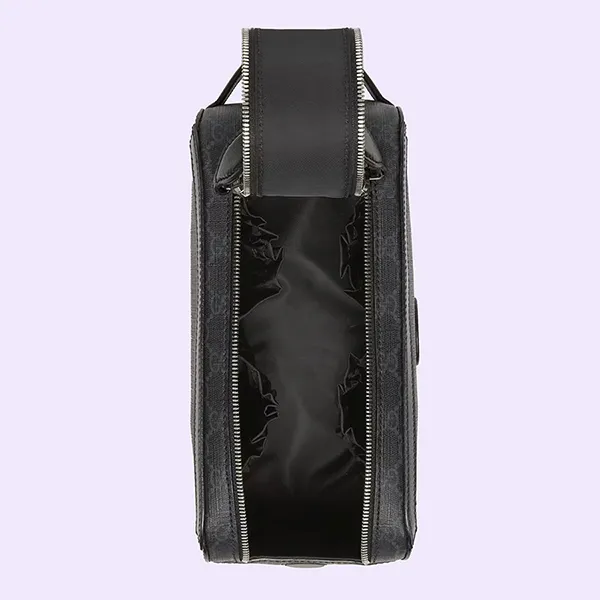 Túi Cầm Tay Gucci Toiletry Case With Interlocking G Màu Đen - Túi xách - Vua Hàng Hiệu