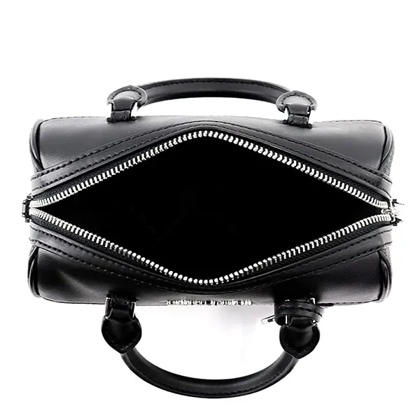 Túi Đeo Chéo Michael Kors MK Mini Leather Hand-Held Crossbody Bag 35S2STFC0B Màu Đen - Túi xách - Vua Hàng Hiệu