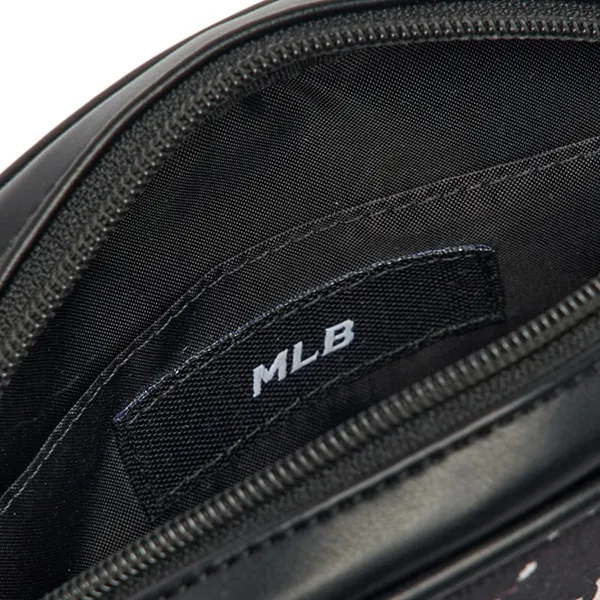 Túi Đeo Chéo MLB Kids Monogram Jacquard Rattan Cross Bag New York Yankees 7ACRMD233-50KBS Màu Đen - Túi xách - Vua Hàng Hiệu