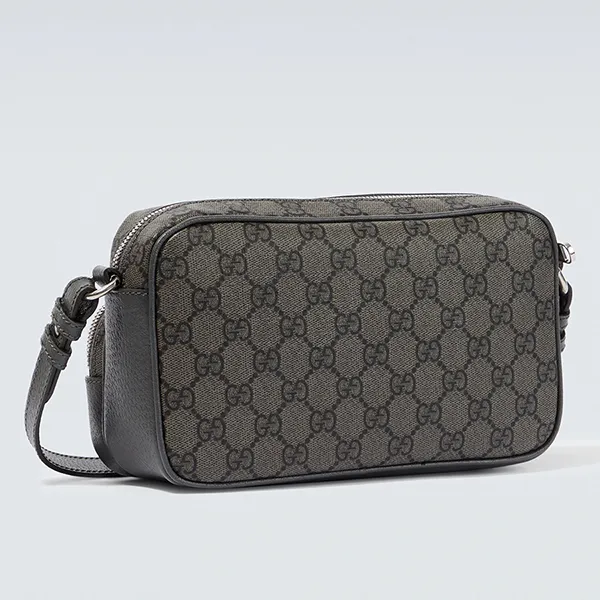 Túi Đeo Chéo Nam Gucci Ophidia GG Supreme Shoulder Bag Màu Xám Đen - Túi xách - Vua Hàng Hiệu