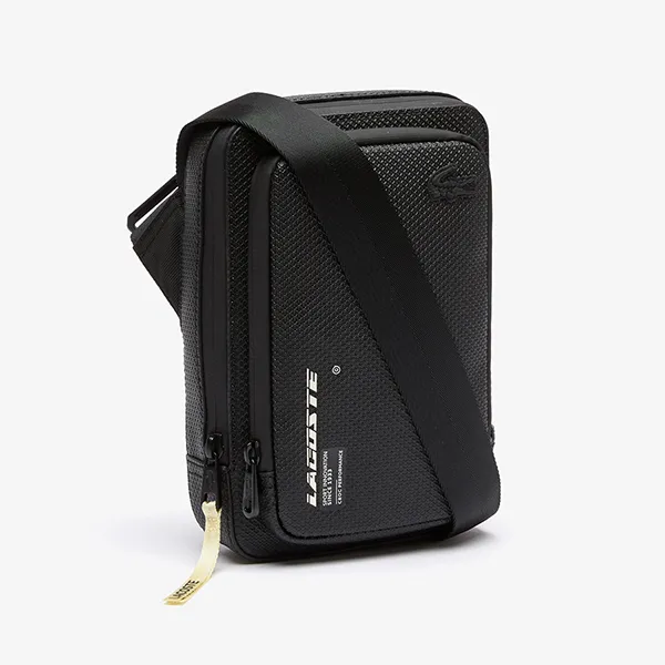 Túi Đeo Chéo Nam Lacoste Chantaco Contrast Crossover Bag NH4002RZ Màu Đen