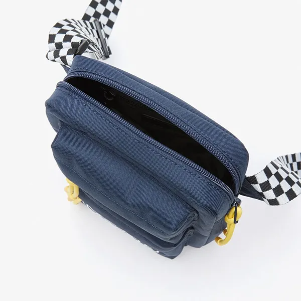 Túi Đeo Chéo Nam Lacoste Neocroc Checkboard Strap Camera Bag 0100-LACNH4040NZ793 Màu Xanh Navy