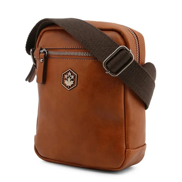 Túi Đeo Chéo Nam Lumberjack Goose_LK2541_Brown Màu Nâu Vàng