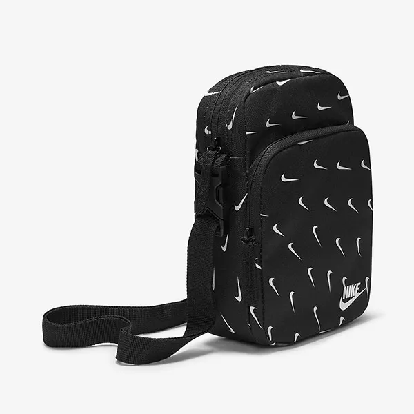 Túi Đeo Chéo Nike Heritage Crossbody Bag Black/White DM2163-010 Màu Đen