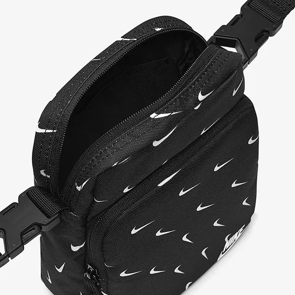 Túi Đeo Chéo Nike Heritage Crossbody Bag Black/White DM2163-010 Màu Đen