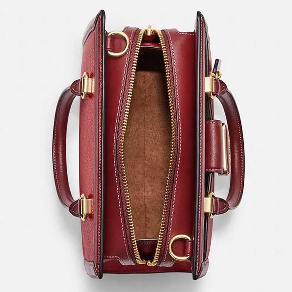 Túi Đeo Chéo Nữ Coach Grace Carryall In Colorblock CC140 Màu Đỏ