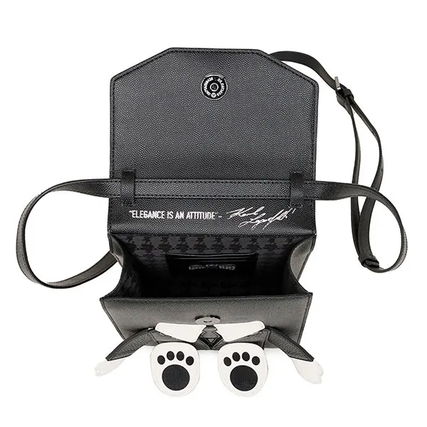 Túi Đeo Chéo Nữ Karl Lagerfeld Ikons Choupette Crossbody LH2EO7BZ Màu Đen