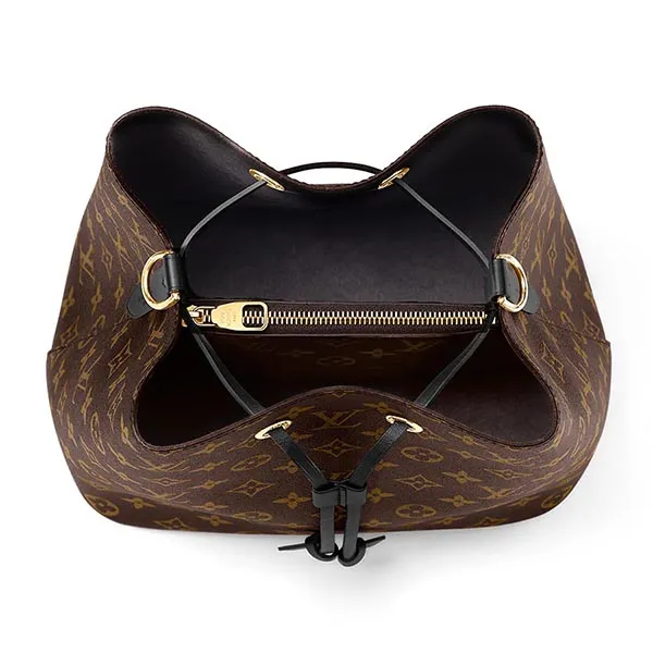 Túi Đeo Chéo Nữ Louis Vuitton LV Néonoé MM M44020 Màu Nâu Đen - Túi xách - Vua Hàng Hiệu