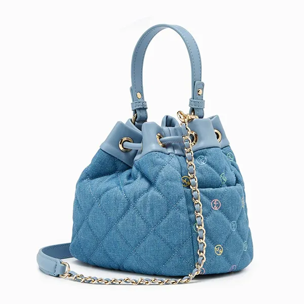 Túi Đeo Chéo Nữ Lyn Bellina Bucket Bags LL23SBS278 Màu Xanh Blue