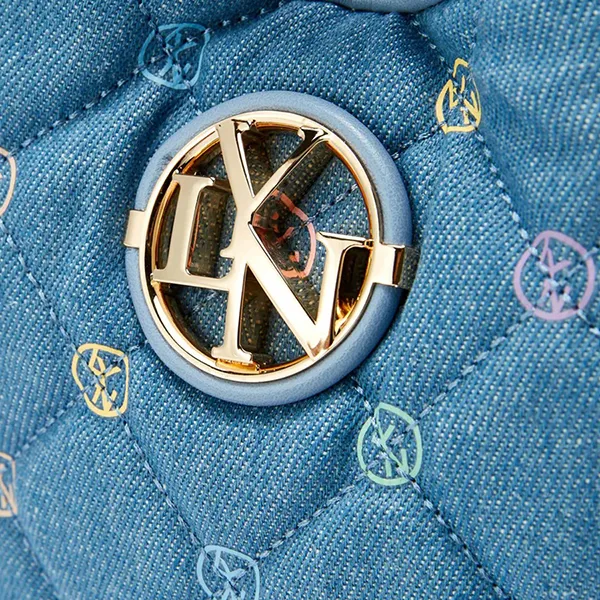 Túi Đeo Chéo Nữ Lyn Bellina Bucket Bags LL23SBS278 Màu Xanh Blue