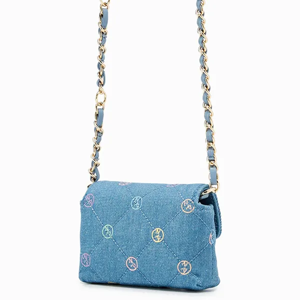 Túi Đeo Chéo Nữ Lyn Bellina Mini Crossbody Bags LL23SBS279 Màu Xanh Blue