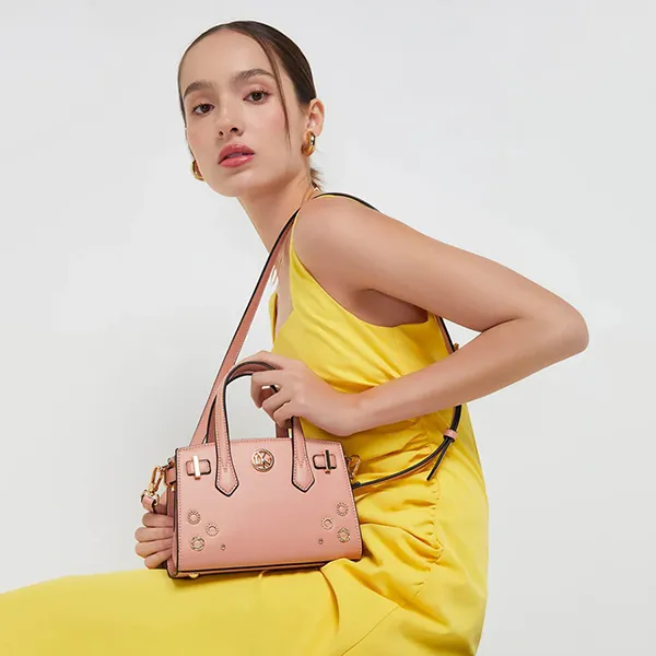 Túi Đeo Chéo Nữ Lyn Gaby S Top Handle Bags LL23CBF127 Màu Hồng