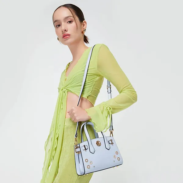 Túi Đeo Chéo Nữ Lyn Gaby S Top Handle Bags LL23CBF127 Màu Xanh Nhạt