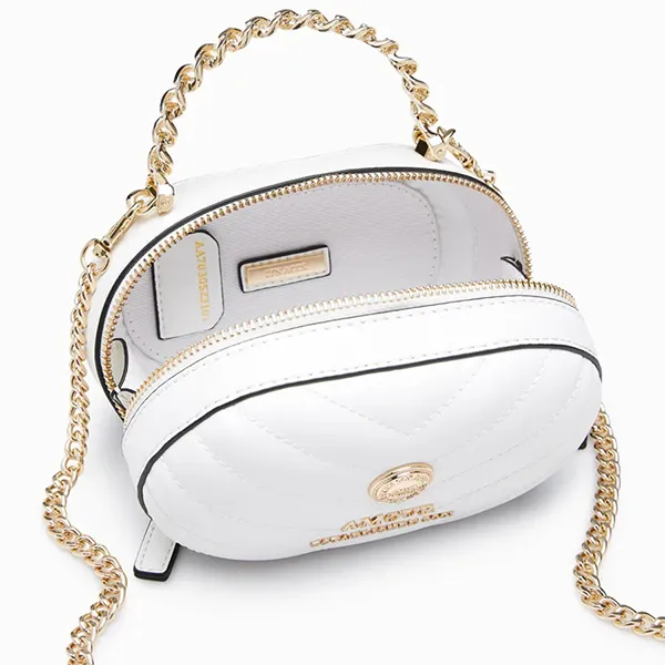 Túi Đeo Chéo Nữ Lyn Narzo Box Bags LL23CBF133 Màu Trắng