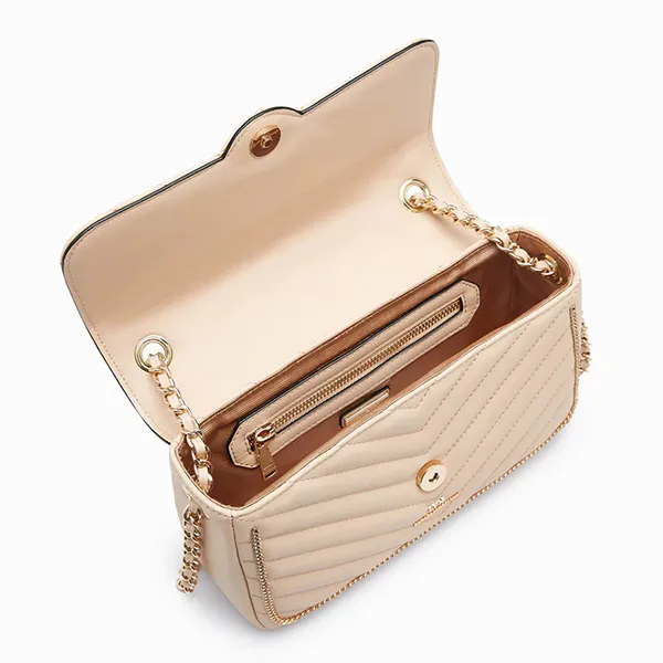 Túi Đeo Chéo Nữ Lyn Narzo M Crossbody Bags LL23CBF130 Màu Be