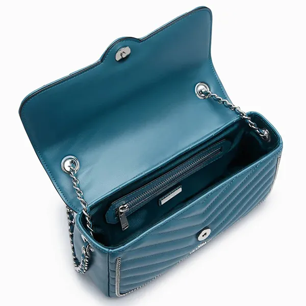 Túi Đeo Chéo Nữ Lyn Narzo M Crossbody Bags LL23CBF130 Màu Xanh Lam