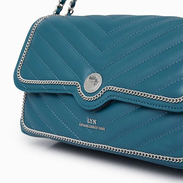 Túi Đeo Chéo Nữ Lyn Narzo M Crossbody Bags LL23CBF130 Màu Xanh Lam