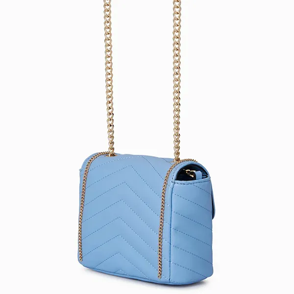 Túi Đeo Chéo Nữ Lyn Narzo XS Crossbody Bags LL23CBF132 Màu Xanh Blue
